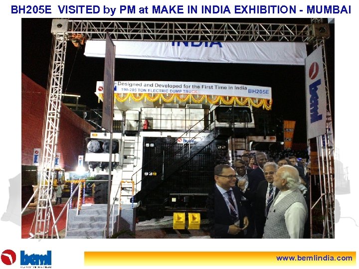  BH 205 E VISITED by PM at MAKE IN INDIA EXHIBITION - MUMBAI