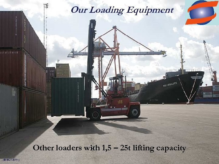 Our Loading Equipment Other loaders with 1, 5 – 25 t lifting capacity |