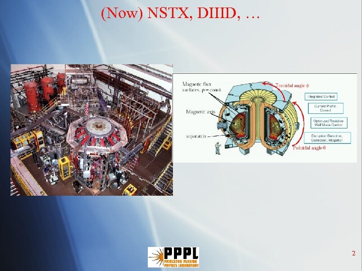 (Now) NSTX, DIIID, … 2 