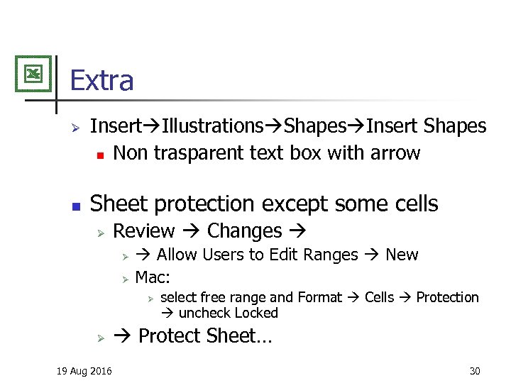 Extra Ø n Insert Illustrations Shapes Insert Shapes n Non trasparent text box with