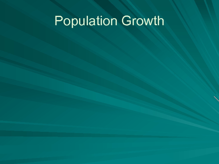 Population Growth 