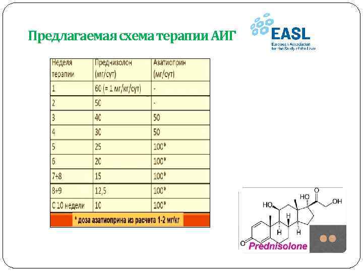 Предлагаемая схема терапии АИГ 