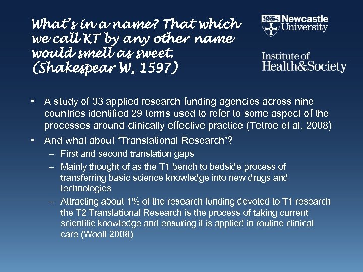 What’s in a name? That which we call KT by any other name would