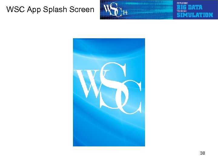 WSC App Splash Screen 38 