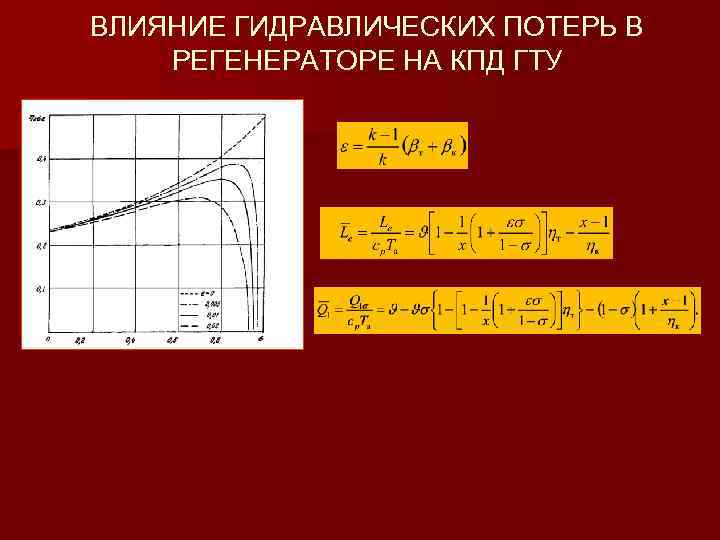 ВЛИЯНИЕ ГИДРАВЛИЧЕСКИХ ПОТЕРЬ В РЕГЕНЕРАТОРЕ НА КПД ГТУ 