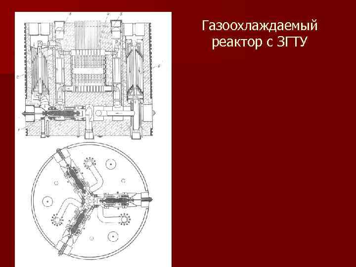 Газоохлаждаемый реактор с ЗГТУ 