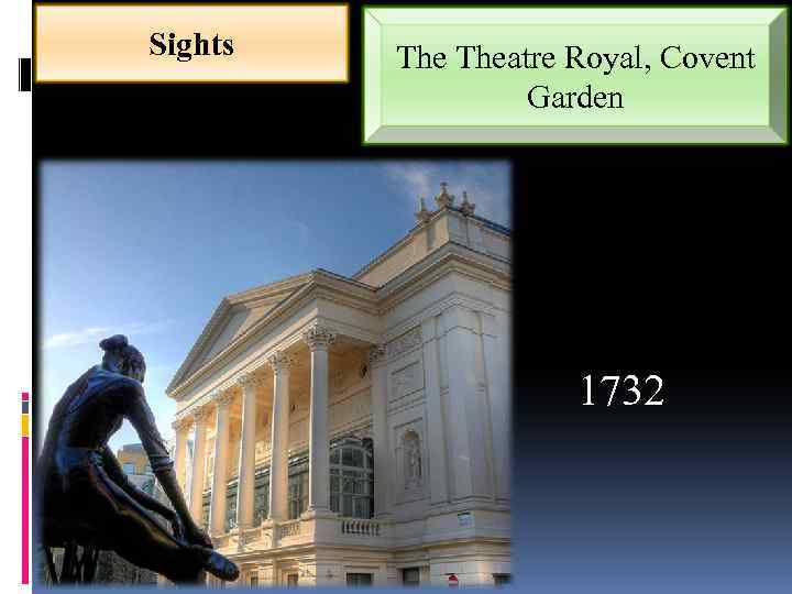Sights Theatre Royal, Covent Garden 1732 