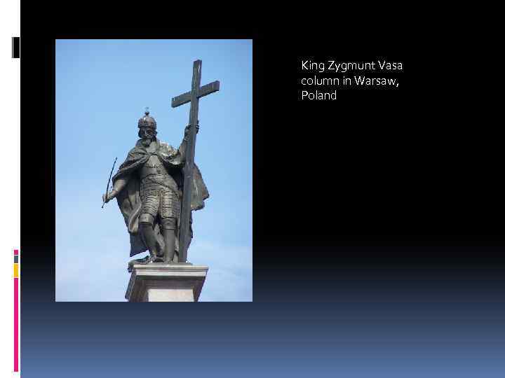 King Zygmunt Vasa column in Warsaw, Poland 