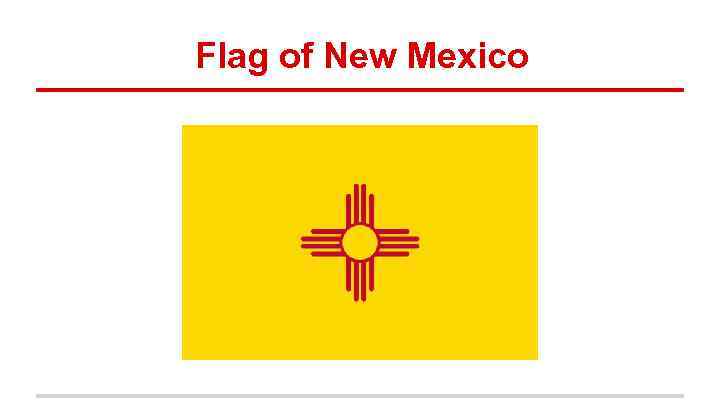 Flag of New Mexico 