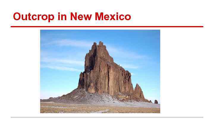 Outcrop in New Mexico 
