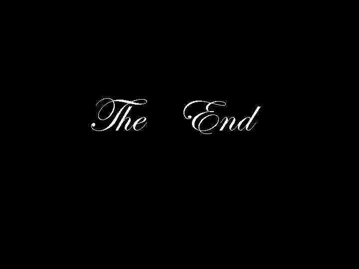 The End 