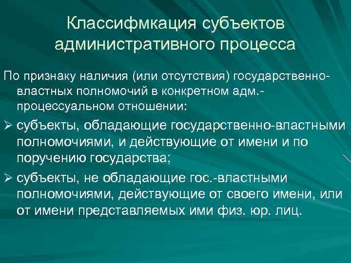 Сущность административного процесса презентация