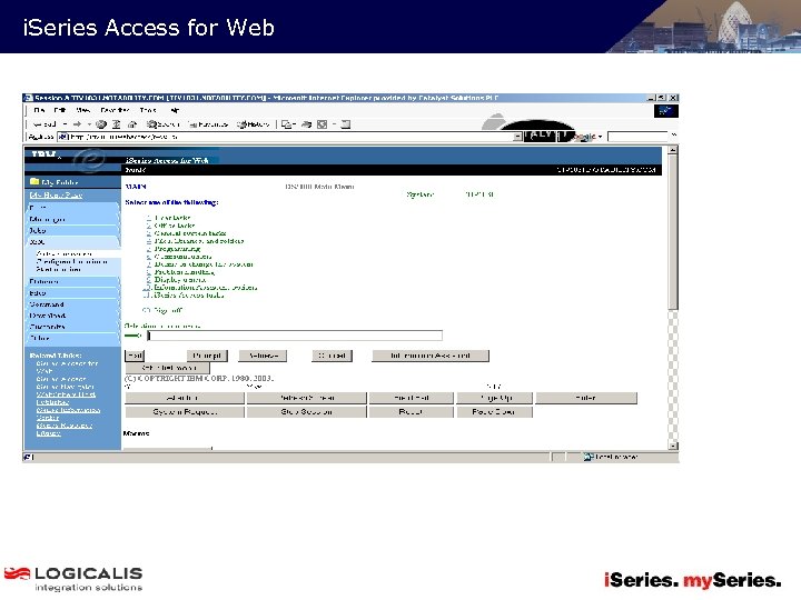 i. Series Access for Web 