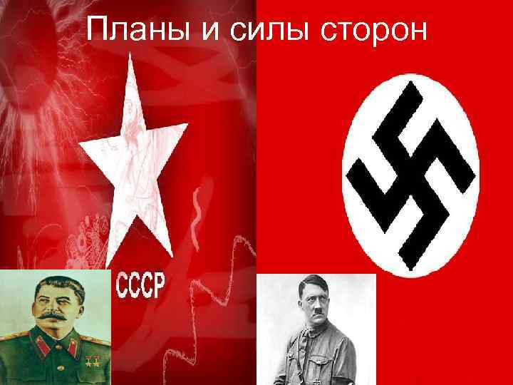 Планы и силы сторон 