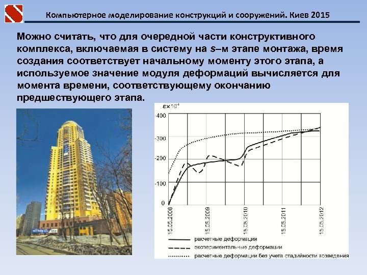 Компьютерное моделирование конструкций и сооружений. Киев 2015 Можно считать, что для очередной части конструктивного