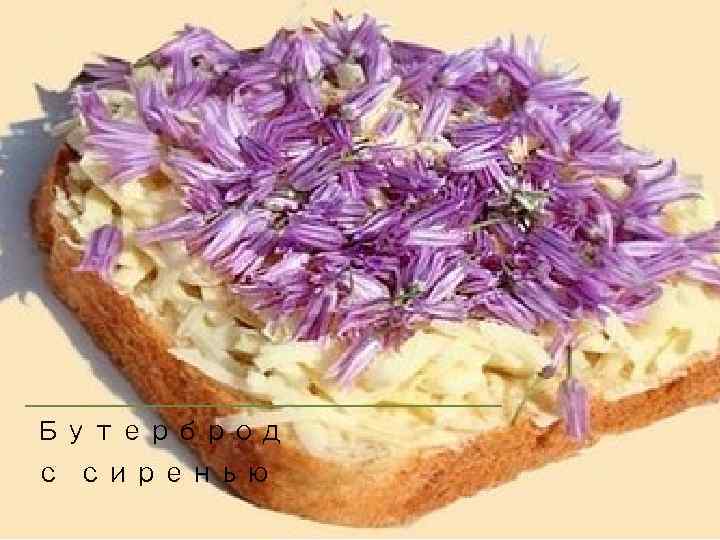 Бутерброд с сиренью 