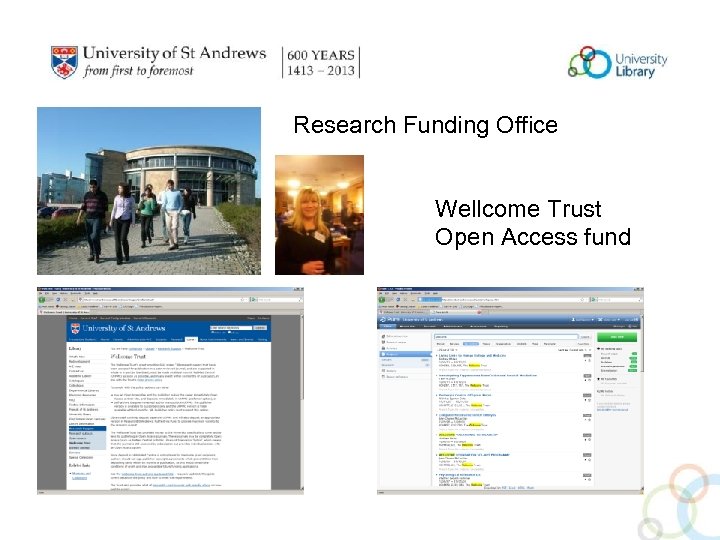 Research Funding Office Wellcome Trust Open Access fund 