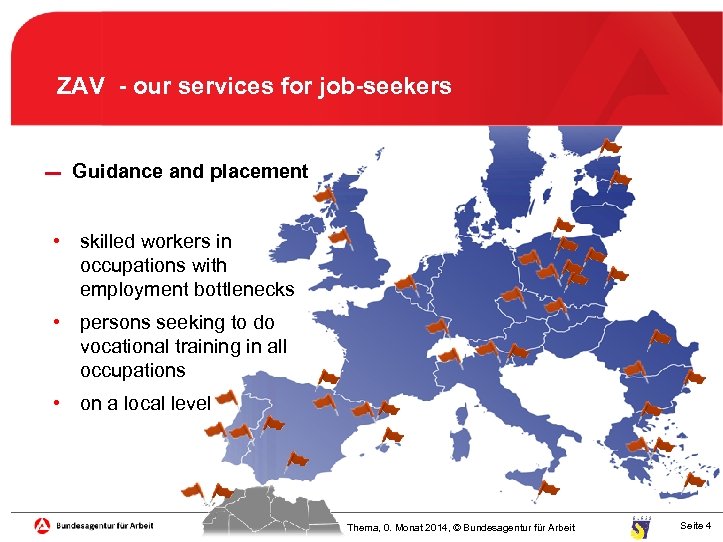 ZAV - our services for job-seekers ▬ Guidance and placement • skilled workers in