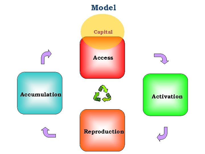 Model Capital Access Accumulation Activation Reproduction 