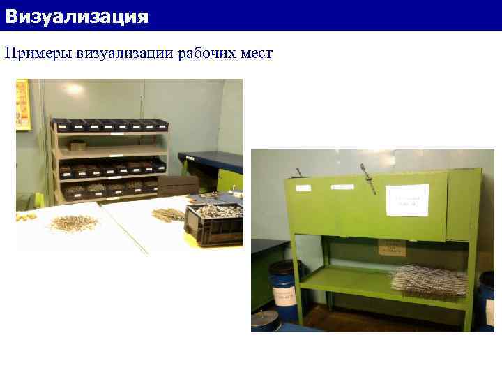 Визуализация Примеры визуализации рабочих мест 