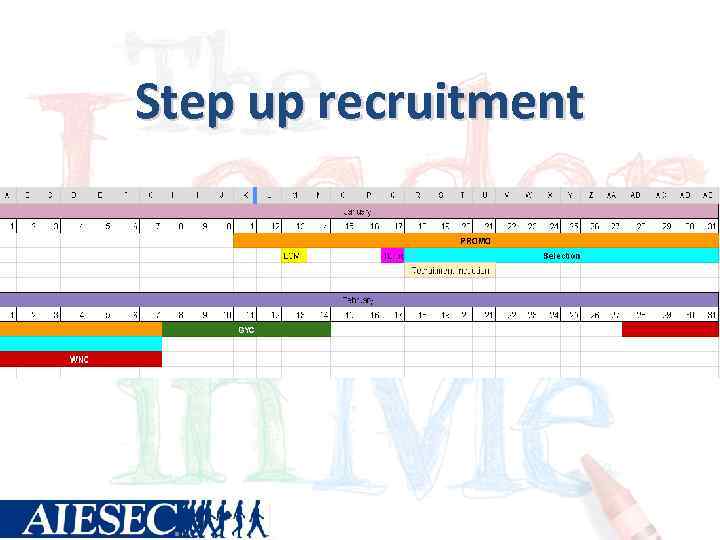 Step up recruitment 