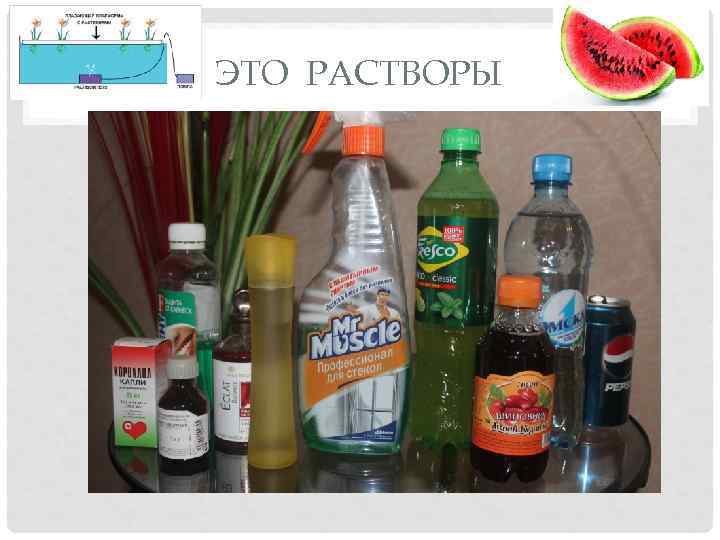 ЭТО РАСТВОРЫ 