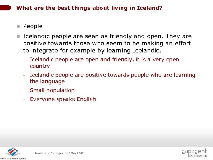 What are the best things about living in Iceland? l People l Icelandic people