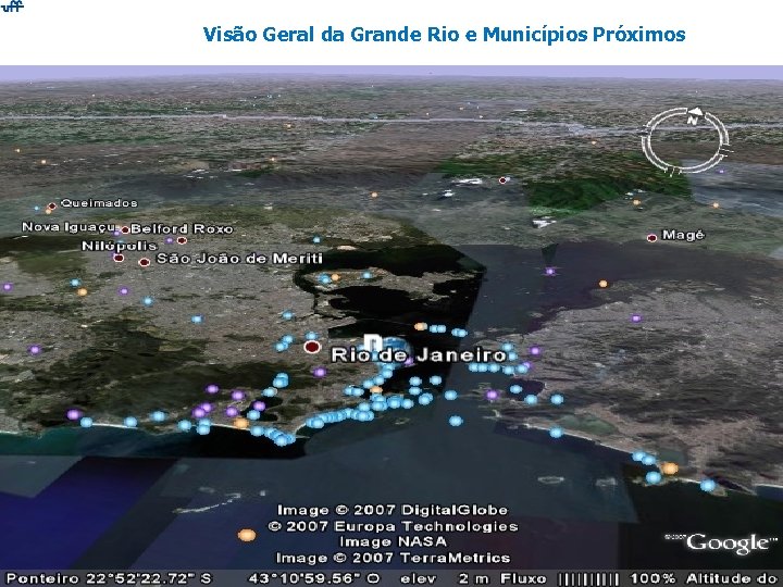 Visão Geral da Grande Rio e Municípios Próximos 