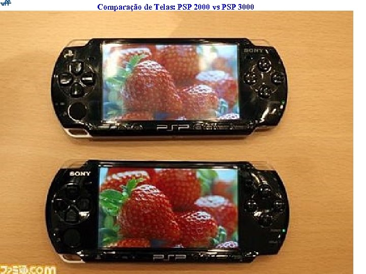 Comparação de Telas: PSP 2000 vs PSP 3000 