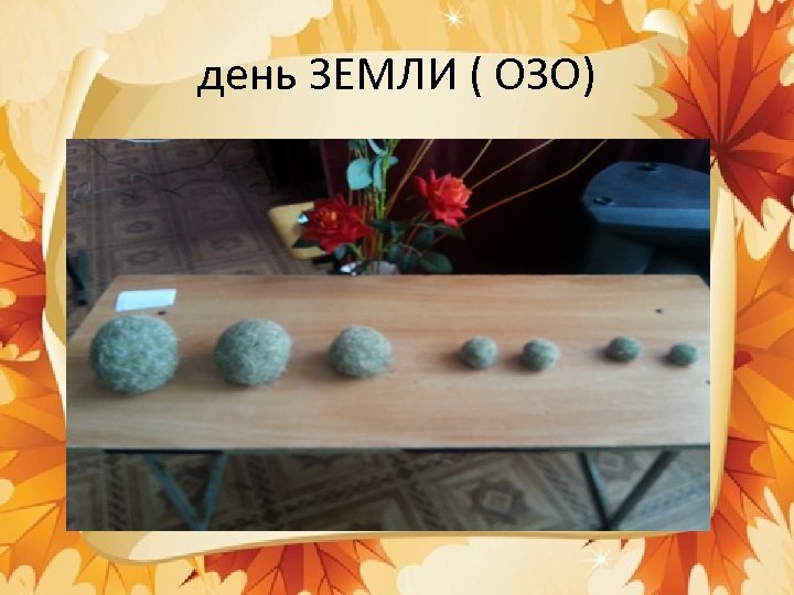 день ЗЕМЛИ ( ОЗО) 