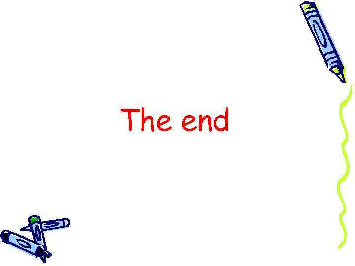 The end 