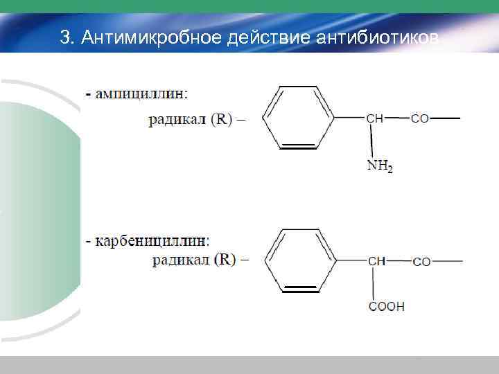 3. Антимикробное действие антибиотиков 