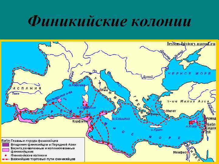 Финикийские колонии 
