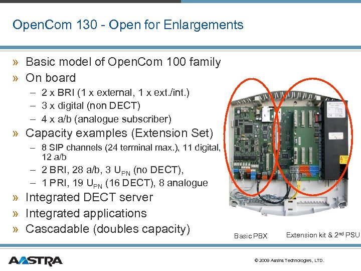 Open. Com 130 - Open for Enlargements » Basic model of Open. Com 100