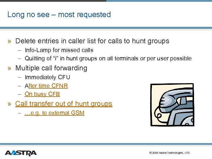Long no see – most requested » Delete entries in caller list for calls
