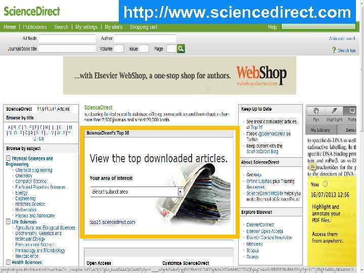 http: //www. sciencedirect. com 