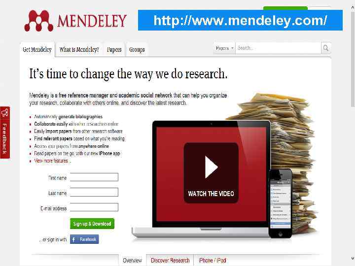 http: //www. mendeley. com/ 