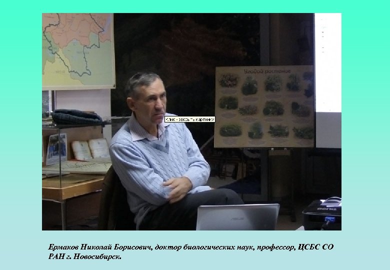 Ермаков Николай Борисович, доктор биологических наук, профессор, ЦСБС СО РАН г. Новосибирск. 