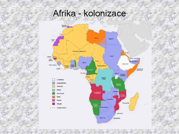 Afrika - kolonizace 