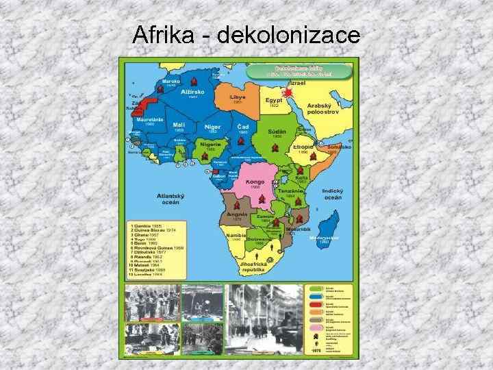 Afrika - dekolonizace 