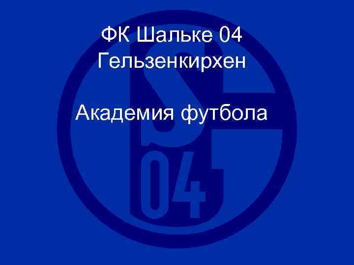 ФК Шальке 04 Гельзенкирхен Академия футбола März 2009 1 