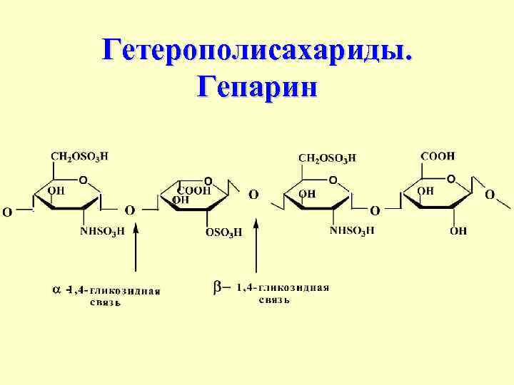 Гетерополисахариды. Гепарин 