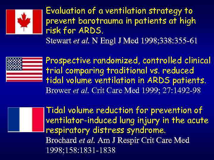 Evaluation of a ventilation strategy to prevent barotrauma in patients at high risk for