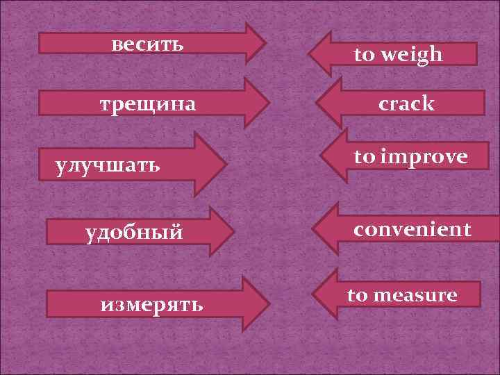 весить трещина улучшать удобный измерять to weigh crack to improve convenient to measure 