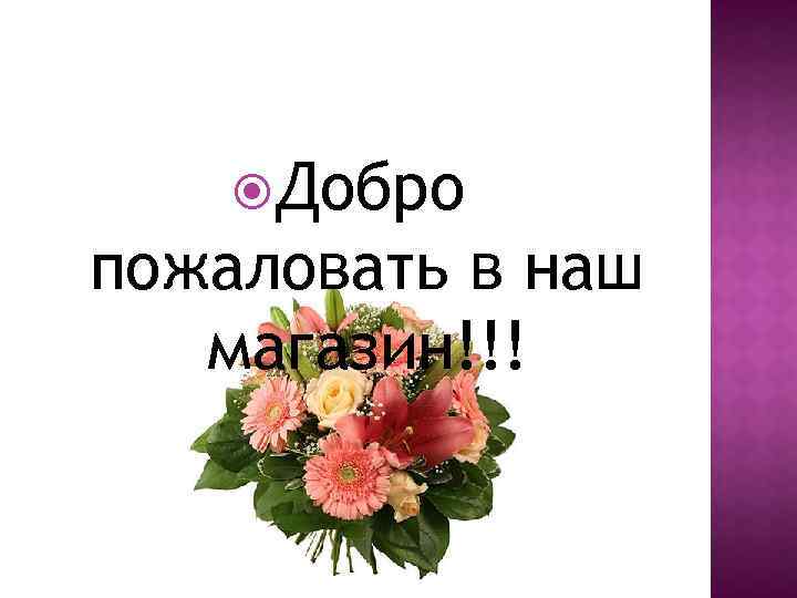  Добро пожаловать в наш магазин!!! 