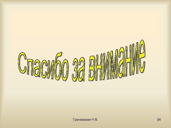 Грановская Н. В. 34 