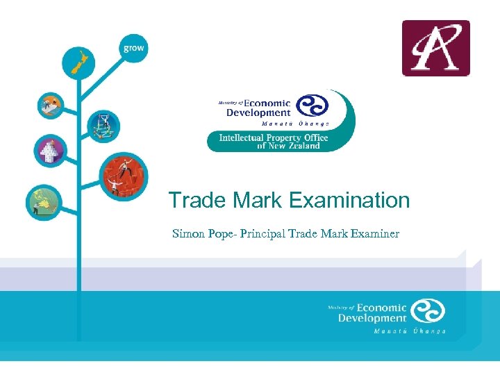 Trade Mark Examination Simon Pope- Principal Trade Mark Examiner 