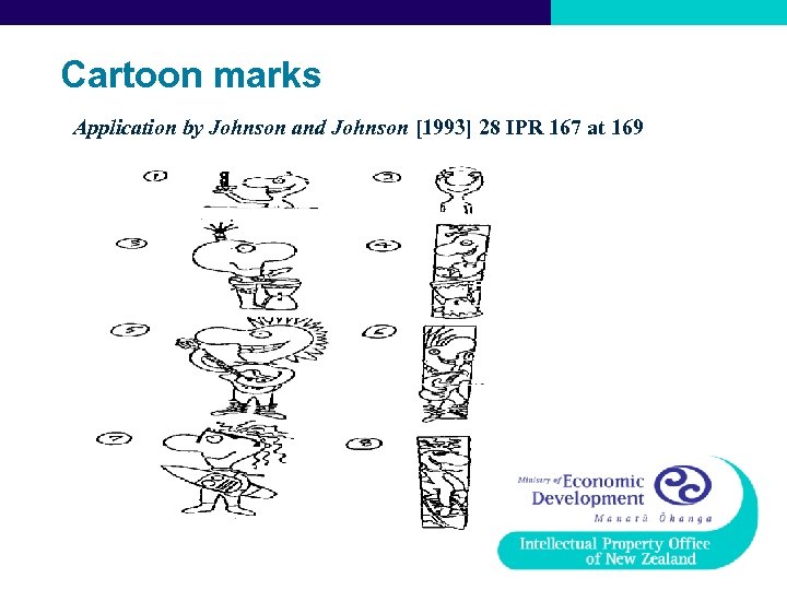 Cartoon marks Application by Johnson and Johnson [1993] 28 IPR 167 at 169 