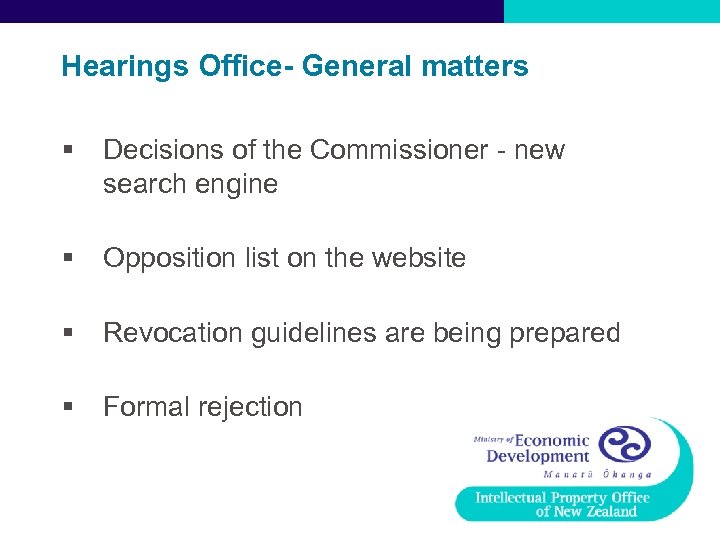 Hearings Office- General matters § Decisions of the Commissioner - new search engine §