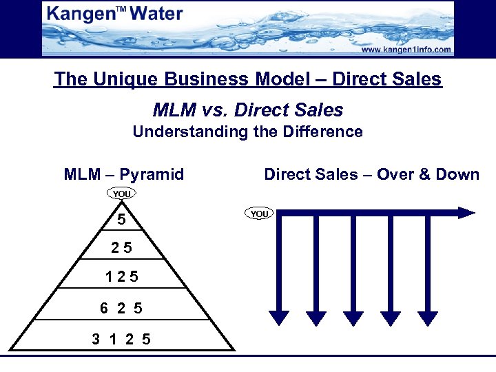 The Unique Business Model – Direct Sales MLM vs. Direct Sales Understanding the Difference